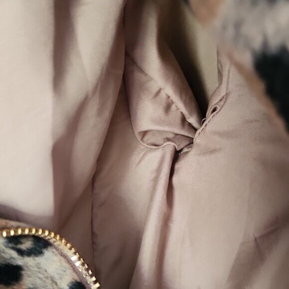 ANN TAYLOR | Animal Print Moto Jacket Wool Sz XS - Picture 8 of 8